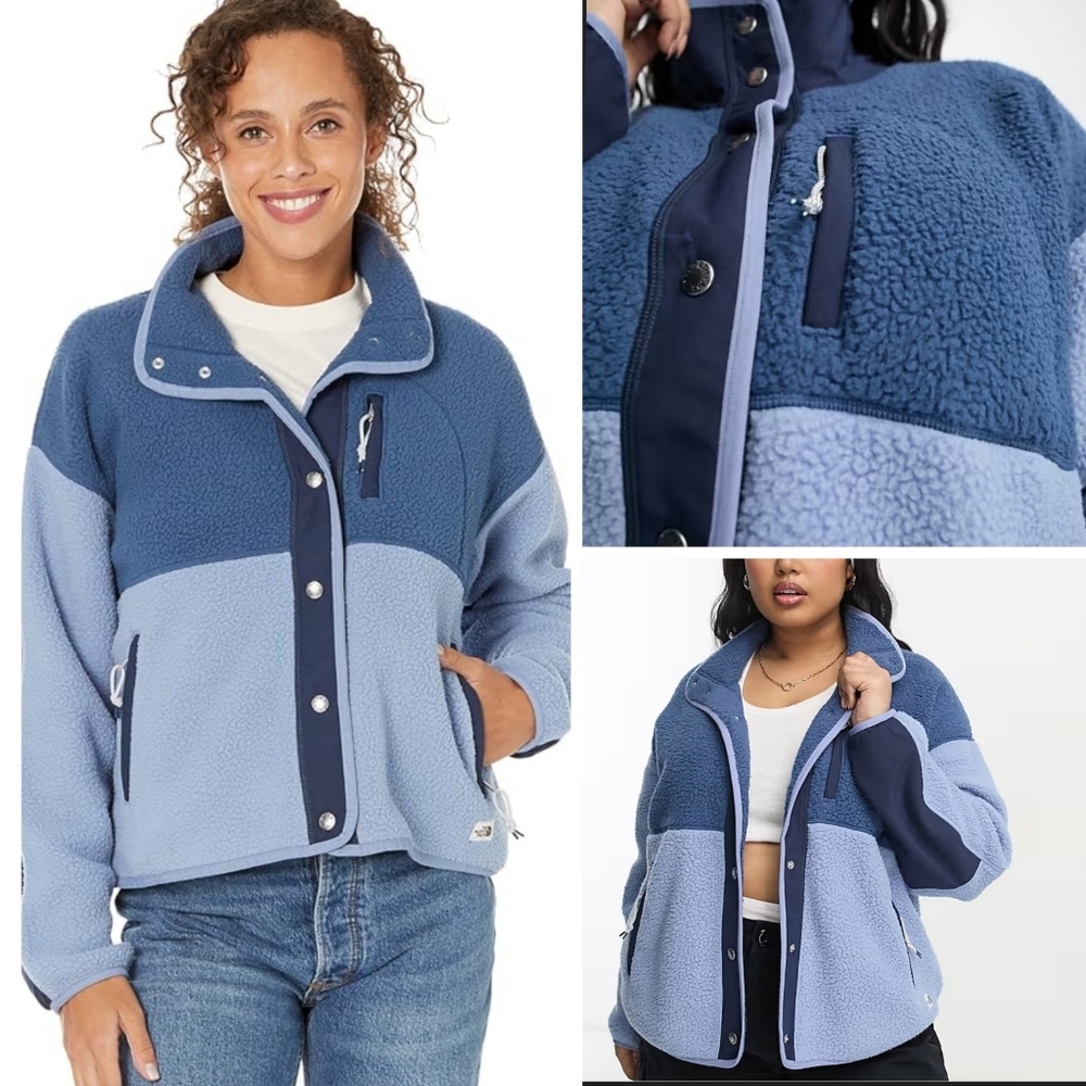 The North Face Cragmont Fleece Jacket Folk Blue Shady Summit Navy - Picture 2 of 14